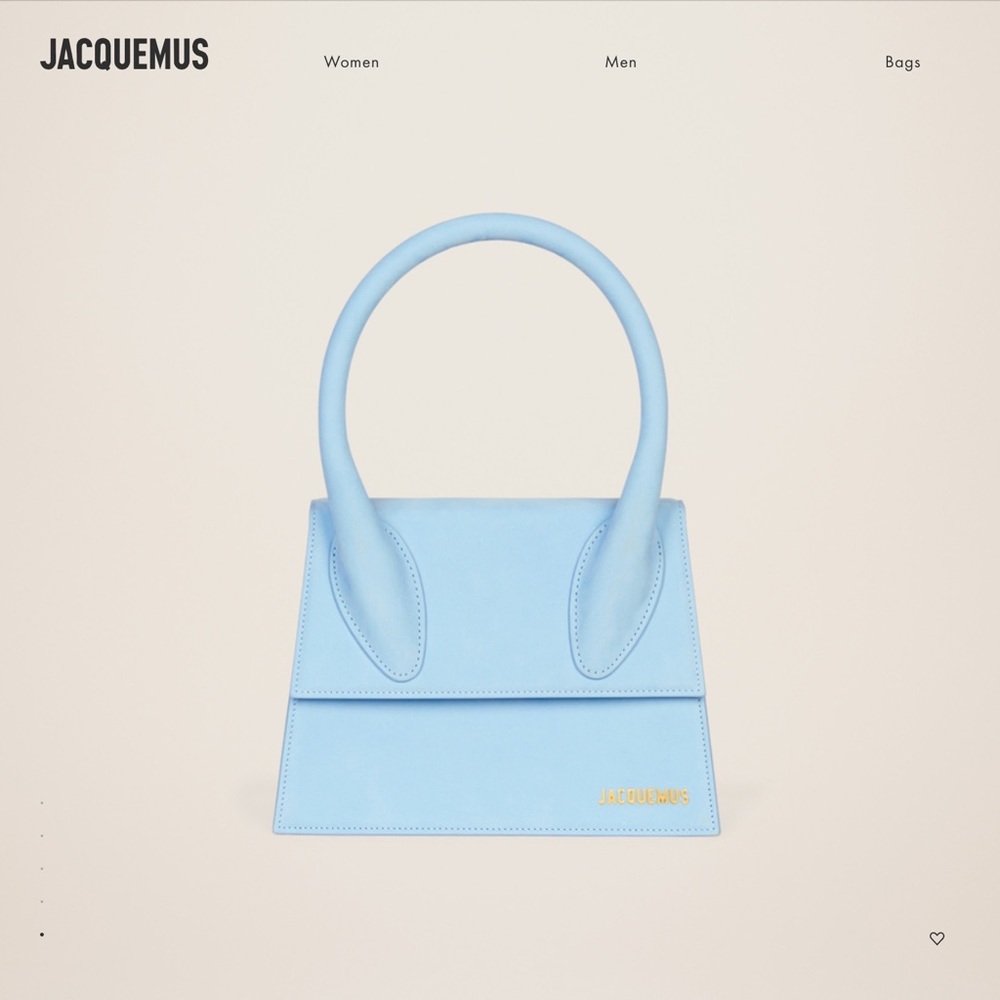 Jacquemus “le grand chiquito” large signature handbag